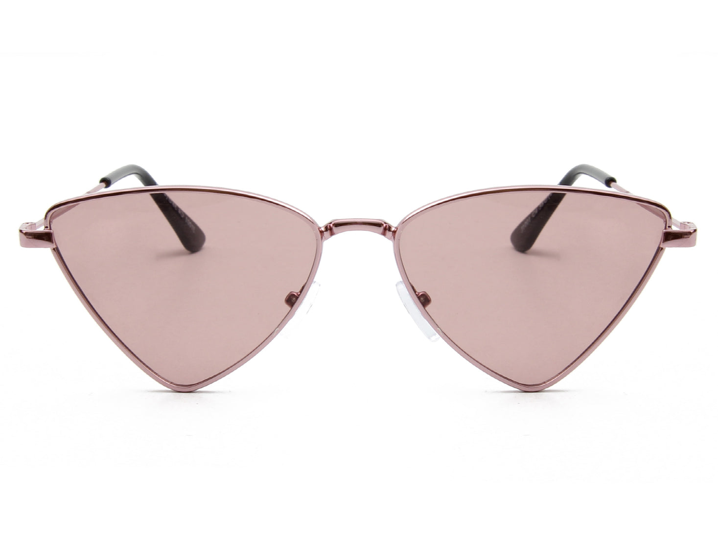 J1001 - Women Triangle Metal Cat Eye Fashion Sunglasses - Iris Fashion