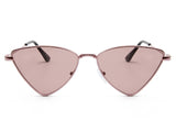J1001 - Women Triangle Metal Cat Eye Fashion Sunglasses - Iris Fashion Inc. | Wholesale Sunglasses and Glasses