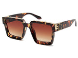 S2033 - Classic Retro Vintage Square Fashion Sunglasses