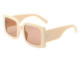 HS1013 - Retro Square Oversize Fashion Sunglasses