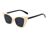 HS1012 - Retro Vintage High Pointed Cat Eye Fashion Sunglasses