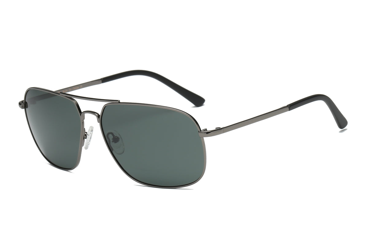 P4003  - Men Metal Rectangle Polarized Sunglasses - Iris Fashion Inc. | Wholesale Sunglasses and Glasses