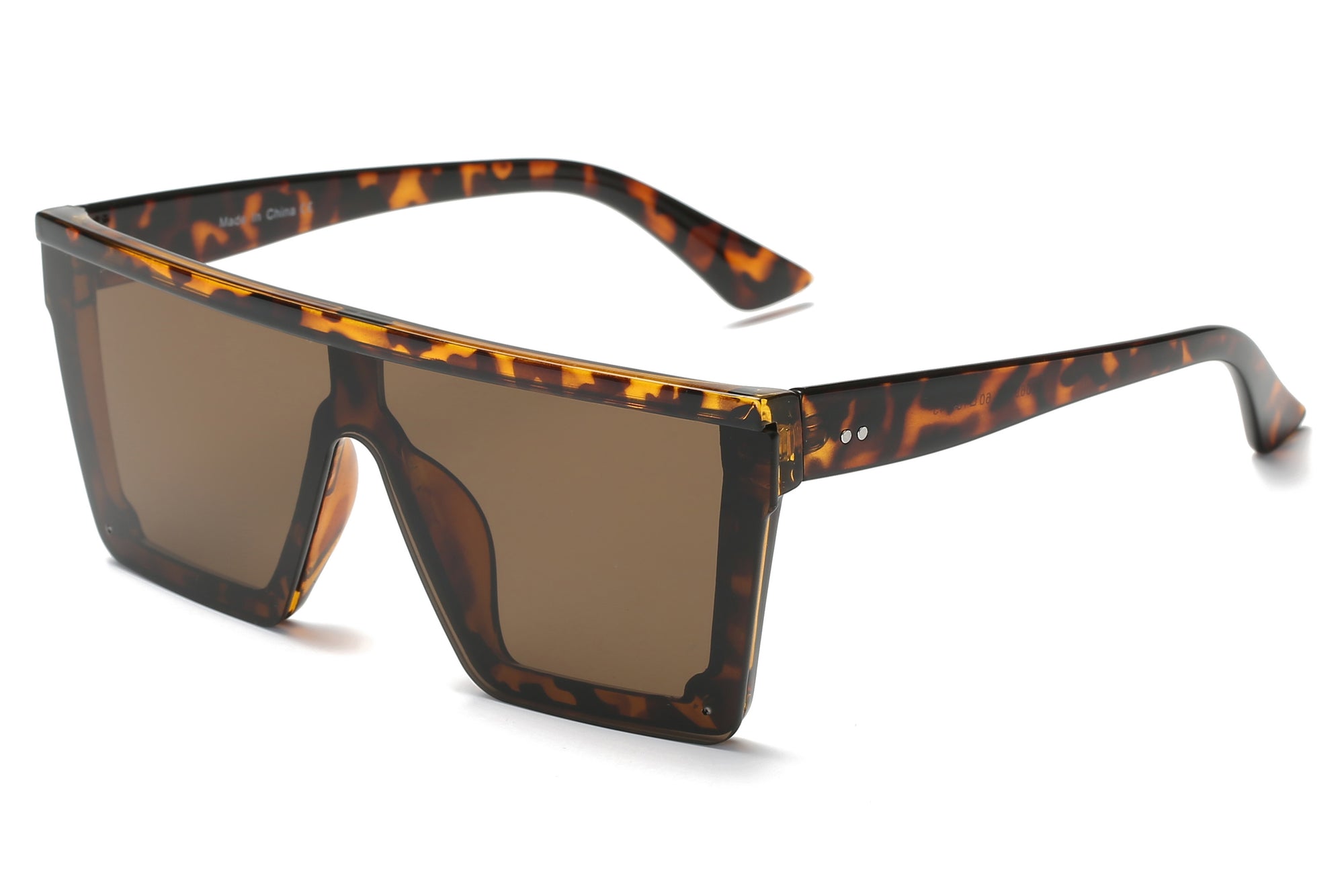S2069 - Flat Top Square Oversize Fashion Sunglasses - Iris Fashion Inc. | Wholesale Sunglasses and Glasses