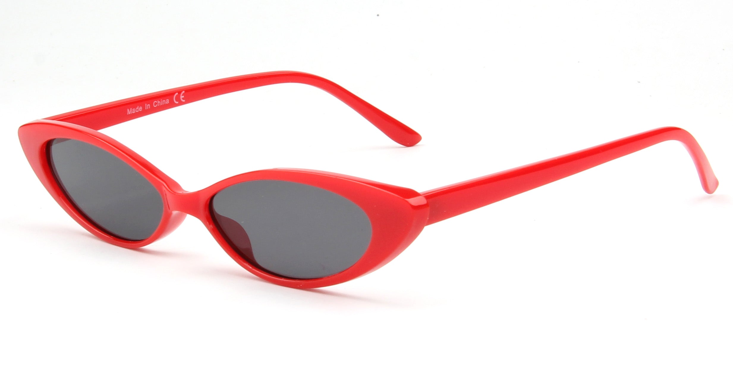 S1054 - Women Retro Vintage Slim Oval Sunglasses - Iris Fashion Inc. | Wholesale Sunglasses and Glasses