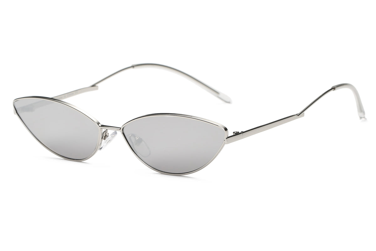 S3012 - Small True Retro Vintage Slim Metal Sunglasses - Iris Fashion Inc. | Wholesale Sunglasses and Glasses