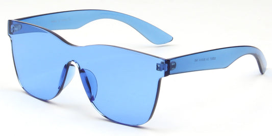 S2057 - Retro Flat Lens Square Tinted Sunglasses - Iris Fashion Inc. | Wholesale Sunglasses and Glasses