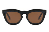 S2064 - Unisex Fashion Brow-Bar Round Sunglasses - Iris Fashion Inc. | Wholesale Sunglasses and Glasses