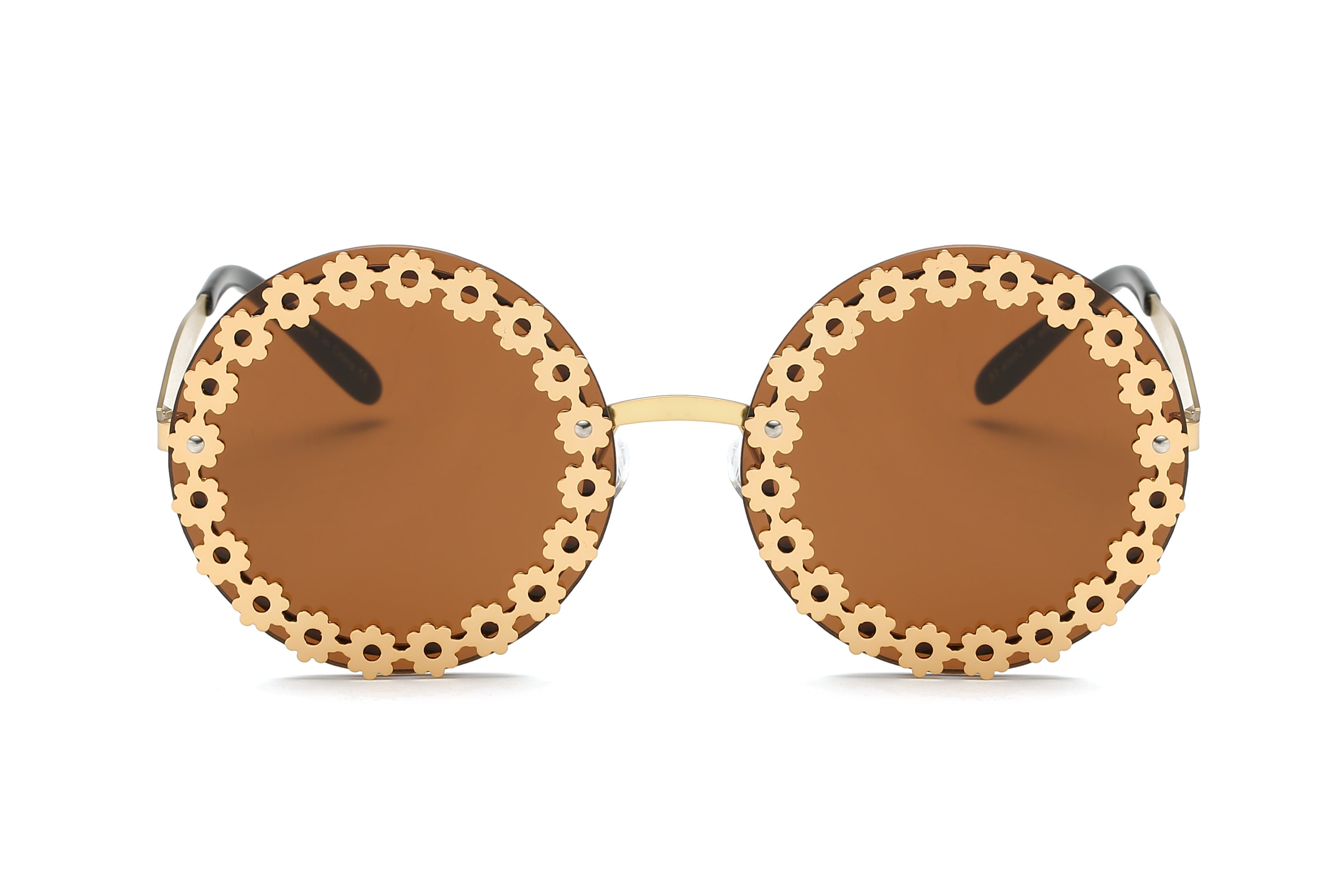 S3013 - Women Funky Hipster Round Fashion Sunglasses - Iris Fashion Inc. | Wholesale Sunglasses and Glasses