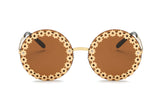 S3013 - Women Funky Hipster Round Fashion Sunglasses - Iris Fashion Inc. | Wholesale Sunglasses and Glasses