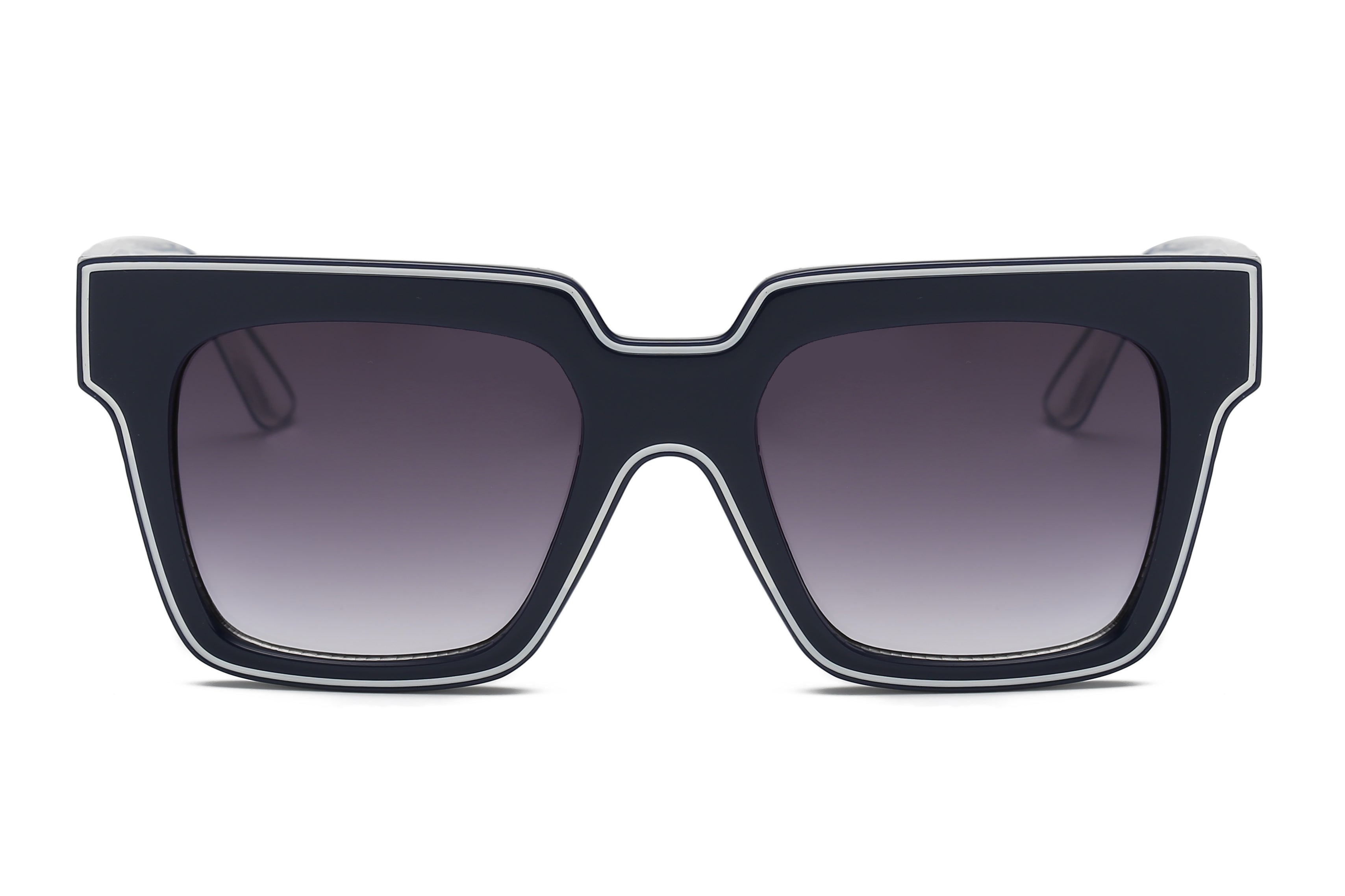 S1068 - Women Retro Square Oversize Sunglasses - Iris Fashion Inc. | Wholesale Sunglasses and Glasses