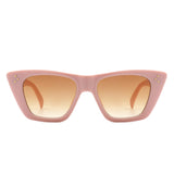 HS1143 - Women Retro Cat Eye Fashion Square Sunglasses
