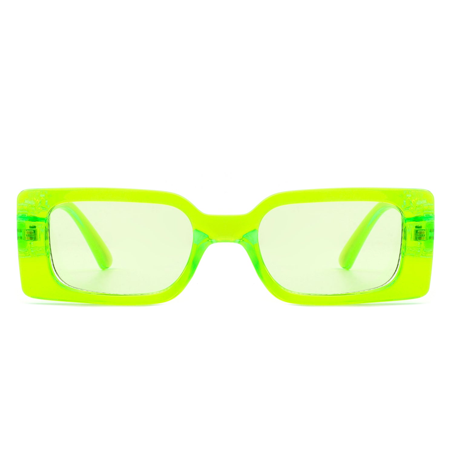 HS1154 - Rectangle Retro Irregular Frame Fashion Tinted Square Wholesale Sunglasses