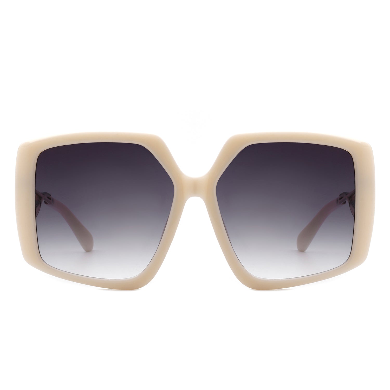 HS2097 - Oversize Irregular Design Women Square Fashion Sunglasses