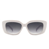 S1204 - Square Retro Fashion Horn Rimmed Vintage Sunglasses