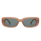HS1199 - Rectangle Narrow Retro Fashion Slim Square Wholesale Sunglasses