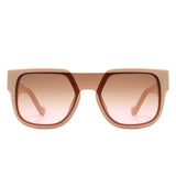 HS2121 - Square Oversize Brow-Bar Chic Women Fashion Wholesale Sunglasses
