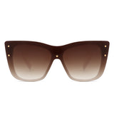 HS2104 - Women Retro Square Tinted Cat Eye Fashion Sunglasses