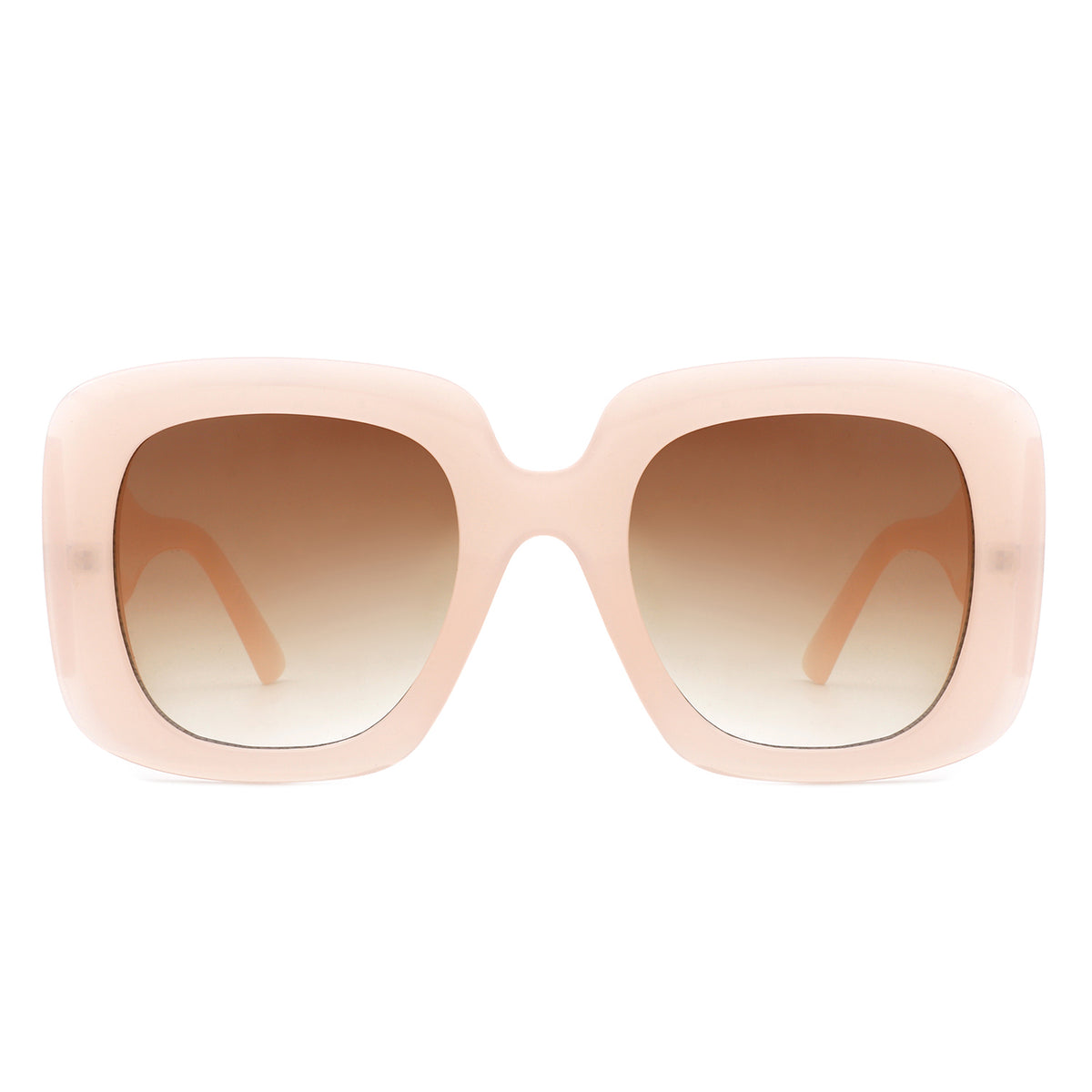 HS1126 - Women Retro Square Oversized Chunky Fashion Sunglasses