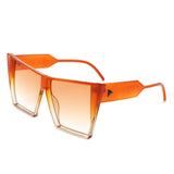 HS2135 - Women Square Oversize Flat Top Fashion Wholesale Sunglasses