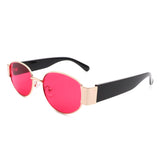 HJ2006 - Round Retro Oval Circle 90's Vintage Fashion Sunglasses