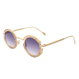 HJ2048 - Fashion Circle Geometric Round Futuristic Fashion Wholesale Sunglasses