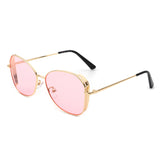 HJ2024 - Women Geometric Butterfly Shape Hexagonal Cat Eye Tinted Fashion Sunglasses