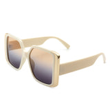 HS2092 - Oversize Flat Top Fashion Square Women Sunglasses