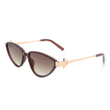 HS2125 - Women Triangle Retro Fashion Cat Eye Wholesale Sunglasses