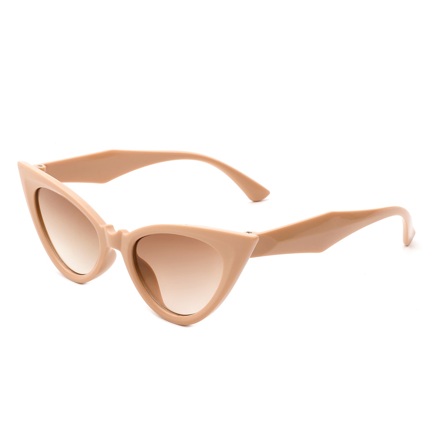 HS1127 - Women Retro High Pointed Fashion Cat Eye Sunglasses