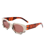 HS1185 - Women Round Fashion Snake Design Cat Eye Wholesale Sunglasses