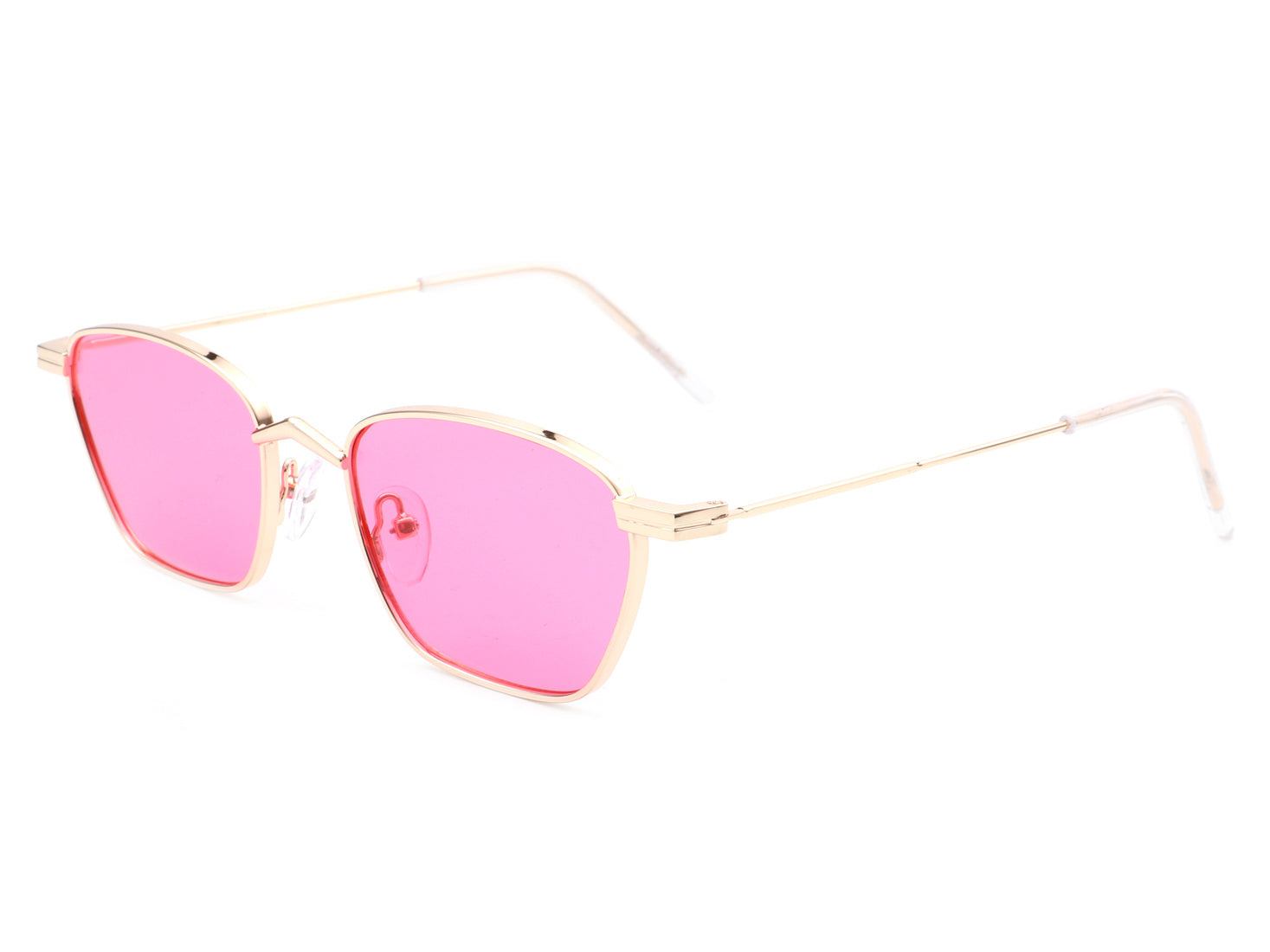 J2016 - Retro Square Vintage Metal Horn Rimmed Fashion Wholesale Sunglasses