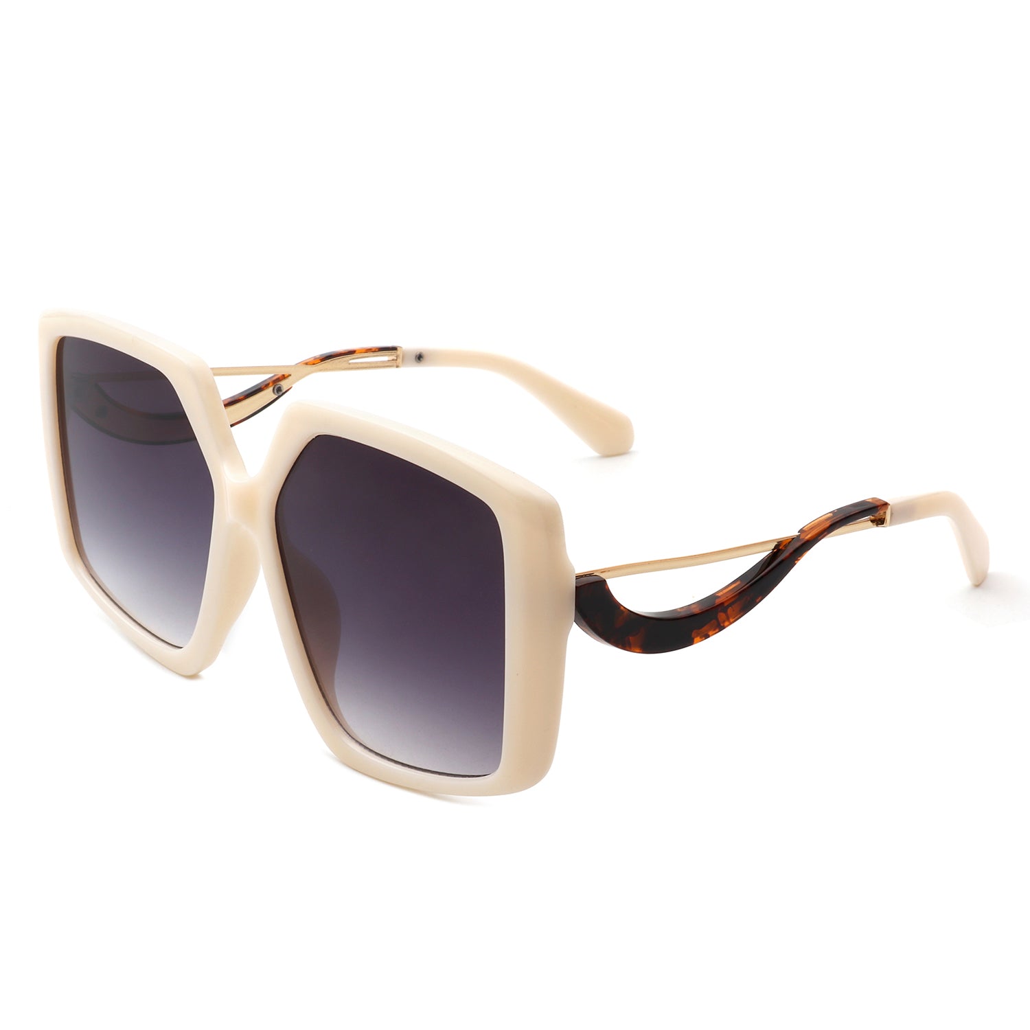 HS2097 - Oversize Irregular Design Women Square Fashion Sunglasses