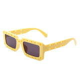 HS1122 - Rectangle Irregular Frame Retro Fashion Square Sunglasses