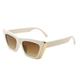 HS2107 - Women Square Retro Vintage Cat Eye Fashion Sunglasses