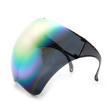 HW1002-1 - Protective Face Shield Full Cover Anti-Fog Futuristic Visor Goggle Sunglasses