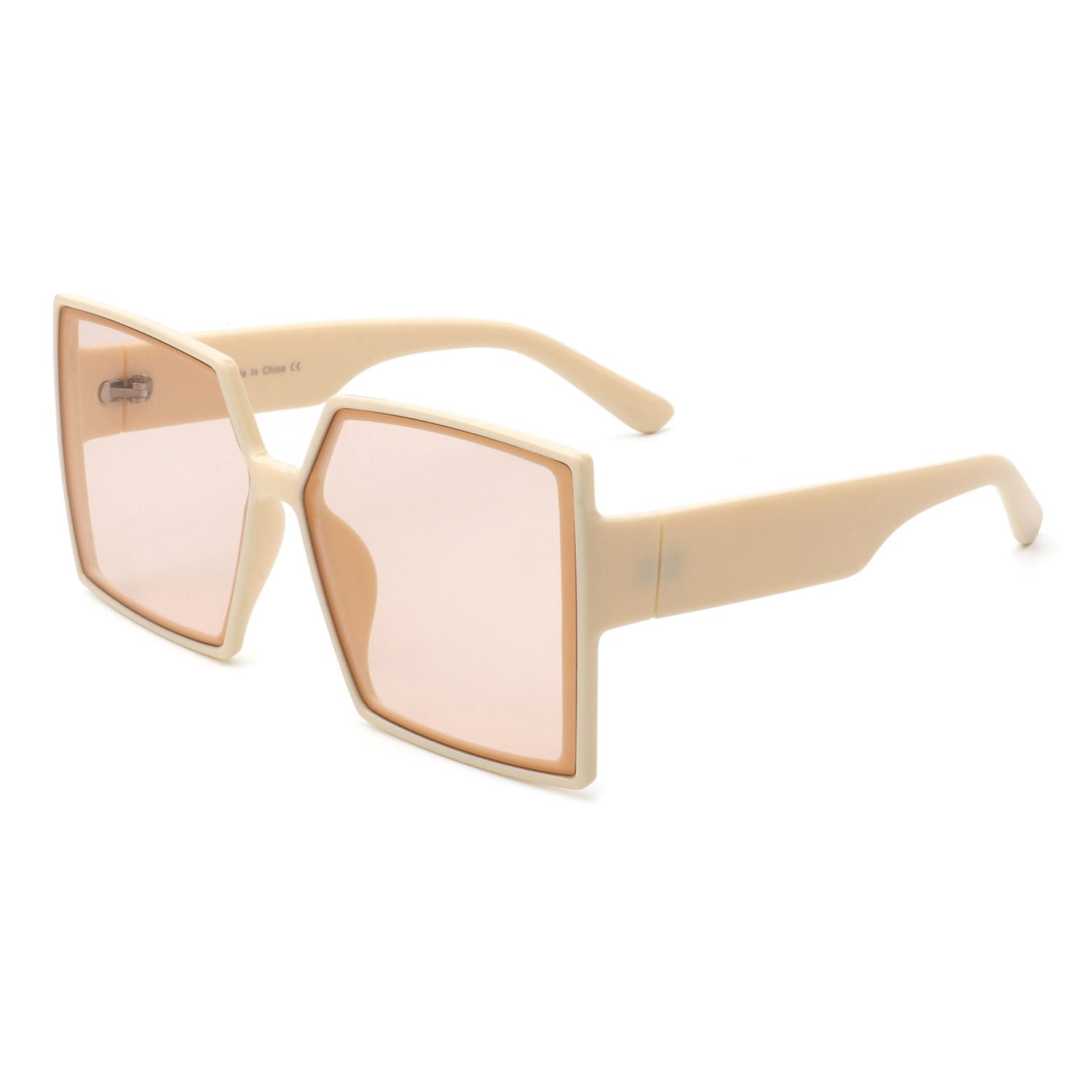 S1186 - Women Square Flat Top Large Oversize Fashion Sunglasses