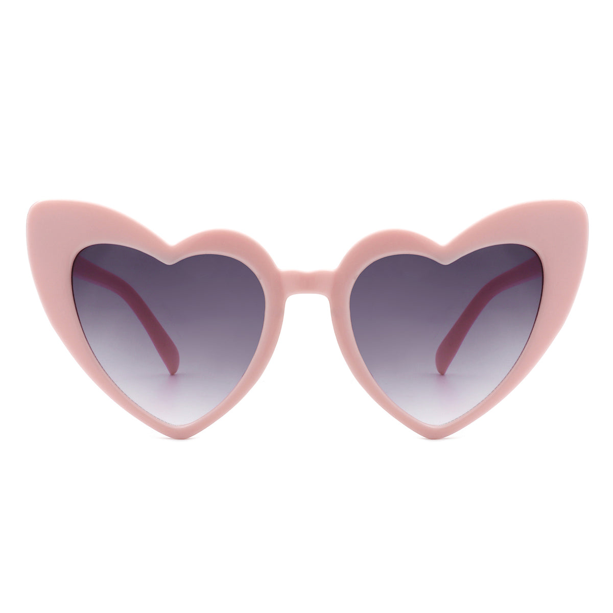 HS1101 - Women Oversize Heart Shape High Pointed Fashion Wholesale Sunglasses