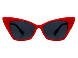 HS1012 - Retro Vintage High Pointed Cat Eye Fashion Sunglasses