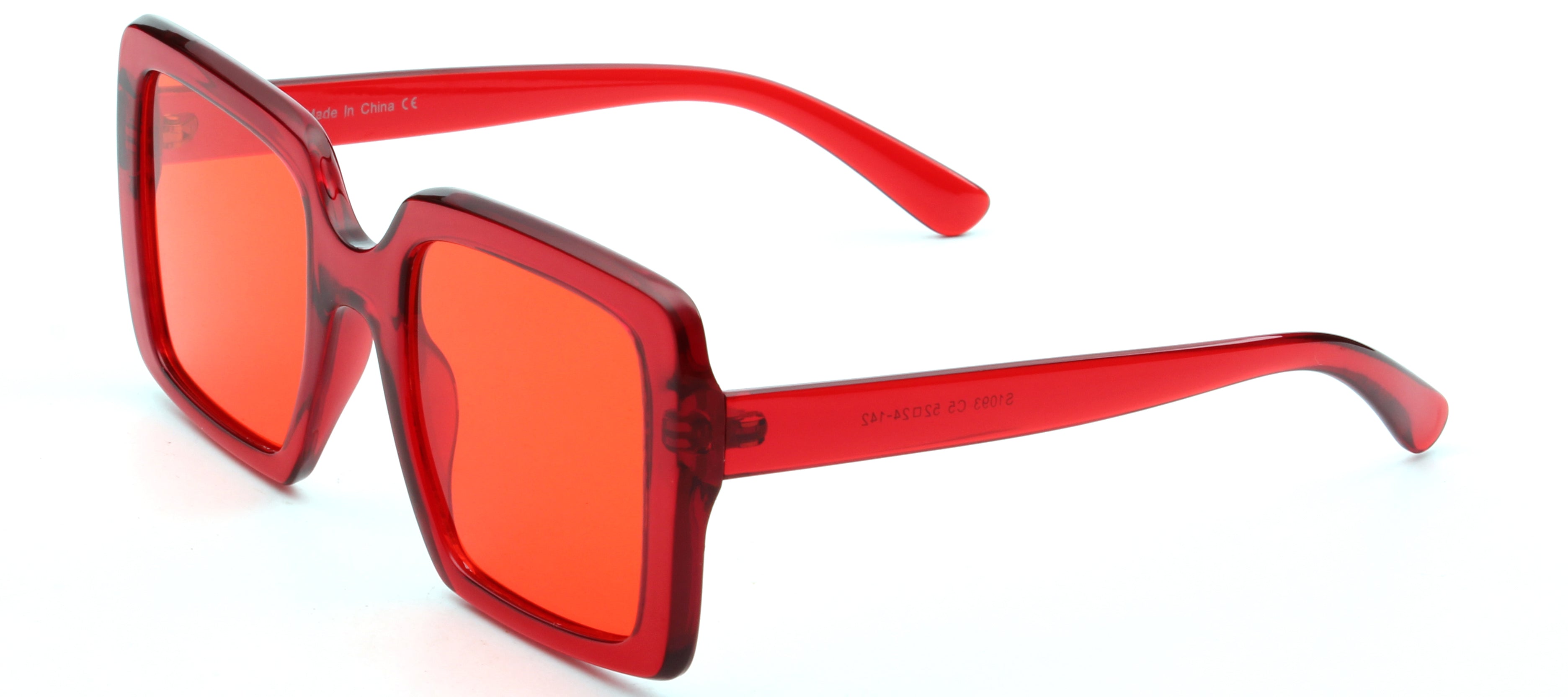 S1093 - Retro Square Sunglasses - Iris Fashion Inc. | Wholesale Sunglasses and Glasses