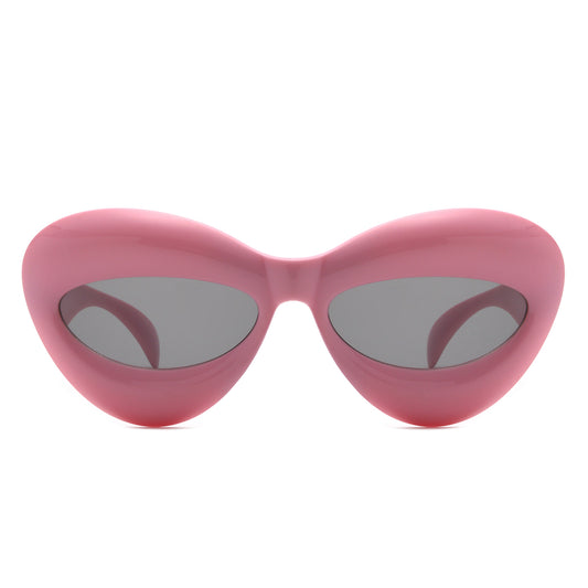 HK1031 - Girls Lips Shape Fun Tinted Kids Wholesale Sunglasses