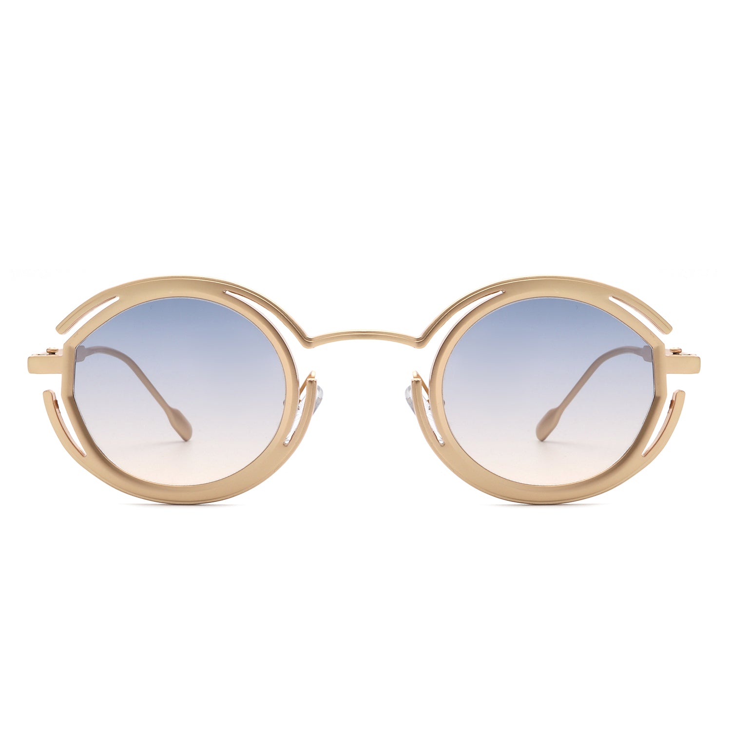 HJ2048 - Fashion Circle Geometric Round Futuristic Fashion Wholesale Sunglasses