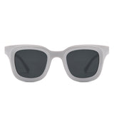 HS1193 - Square Retro 90s Tinted Vintage Fashion Wholesale Sunglasses
