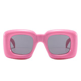 HK1032 - Flat Top Junior Colorful Square Kids Wholesale Sunglasses