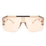 HS3007 - Square Retro Vintage Bold Aviator Fashion Wholesale Sunglasses