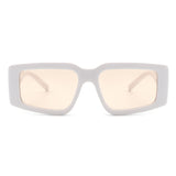 HS1090 - Rectangle Retro Fashion 90's Vintage Square Sunglasses