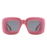 S1211 - Classic Square Irregular Chic Chunky Fashion Sunglasses
