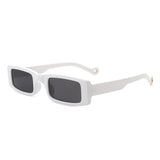 HS2034 - Rectangle Slim Retro Narrow Square Vintage Fashion Sunglasses