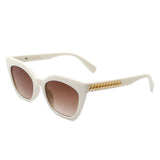 HS2076 - Women Chic Cat Eye Modern Square Fashion Sunglasses