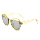 HS1138 - Women Square Fashion Irregular Cat Eye Sunglasses