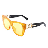 HS2104 - Women Retro Square Tinted Cat Eye Fashion Sunglasses